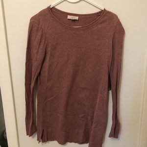 Loft pink sweater XS